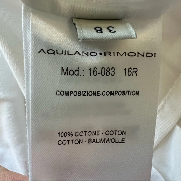 New! Aquilano Rimondi Ruffle Top 26002 - Picture 9 of 9